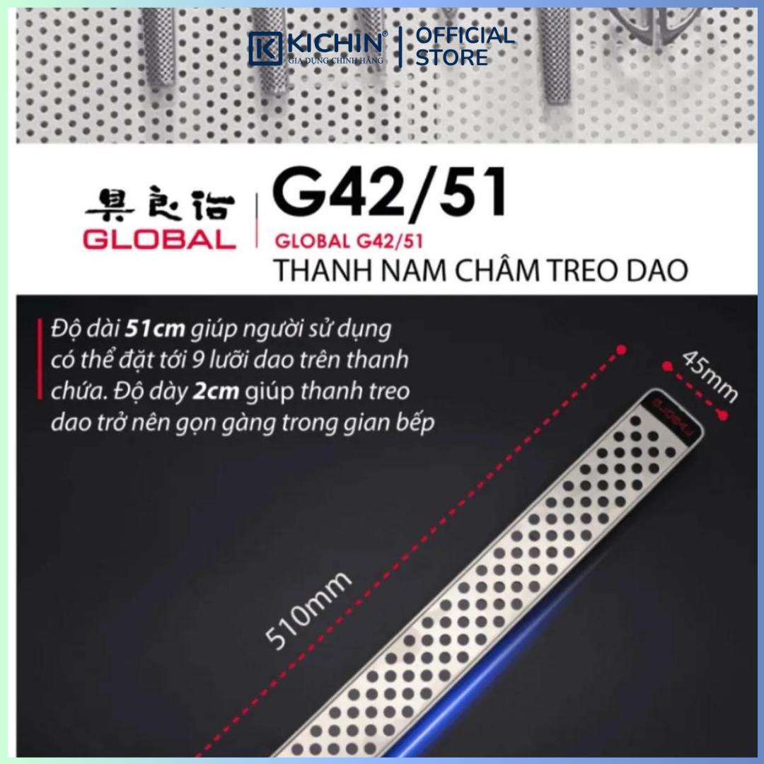 Thanh nam châm treo dao cao cấp Global G42/51 (510x45mm)