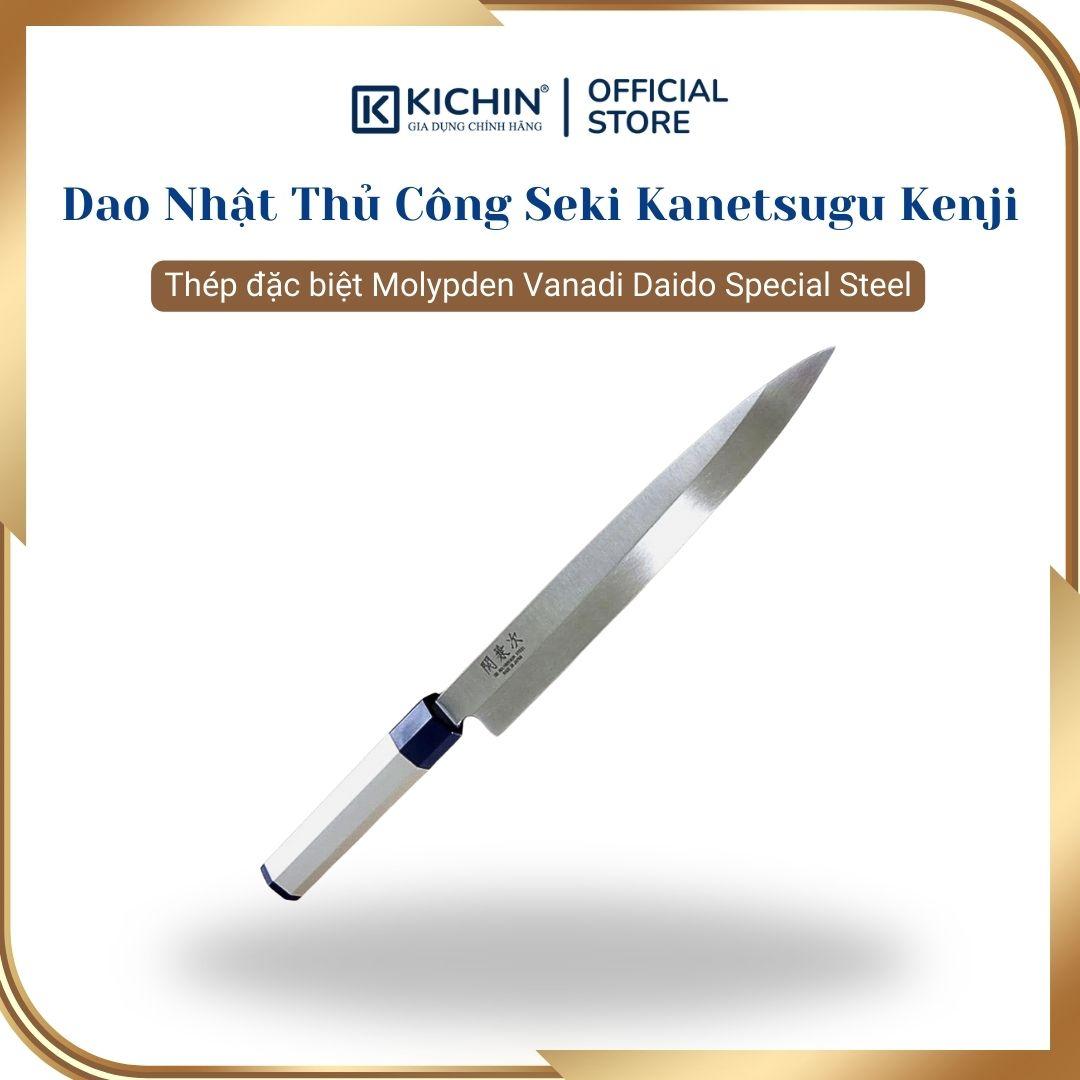 Dao Nhật Thủ Công Seki Kanetsugu Kenji 270mm (Tay Phải)