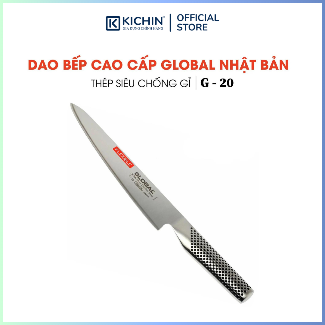 Dao bếp Nhật cao cấp Global G20 Filleting Knife - Dao phi lê (210mm)