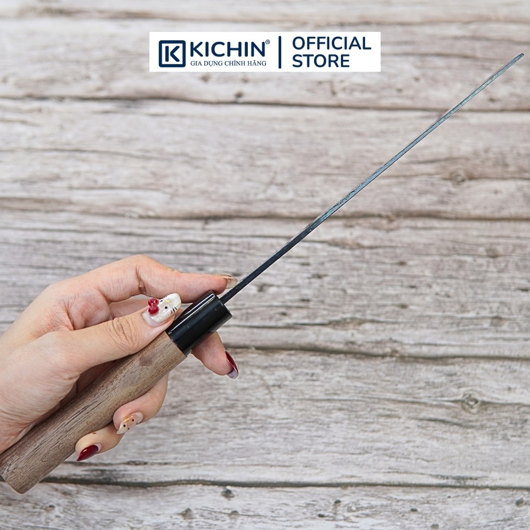 Dao Nhật Cao Cấp Motokane Nakiri 165mm Thép Super Aogami
