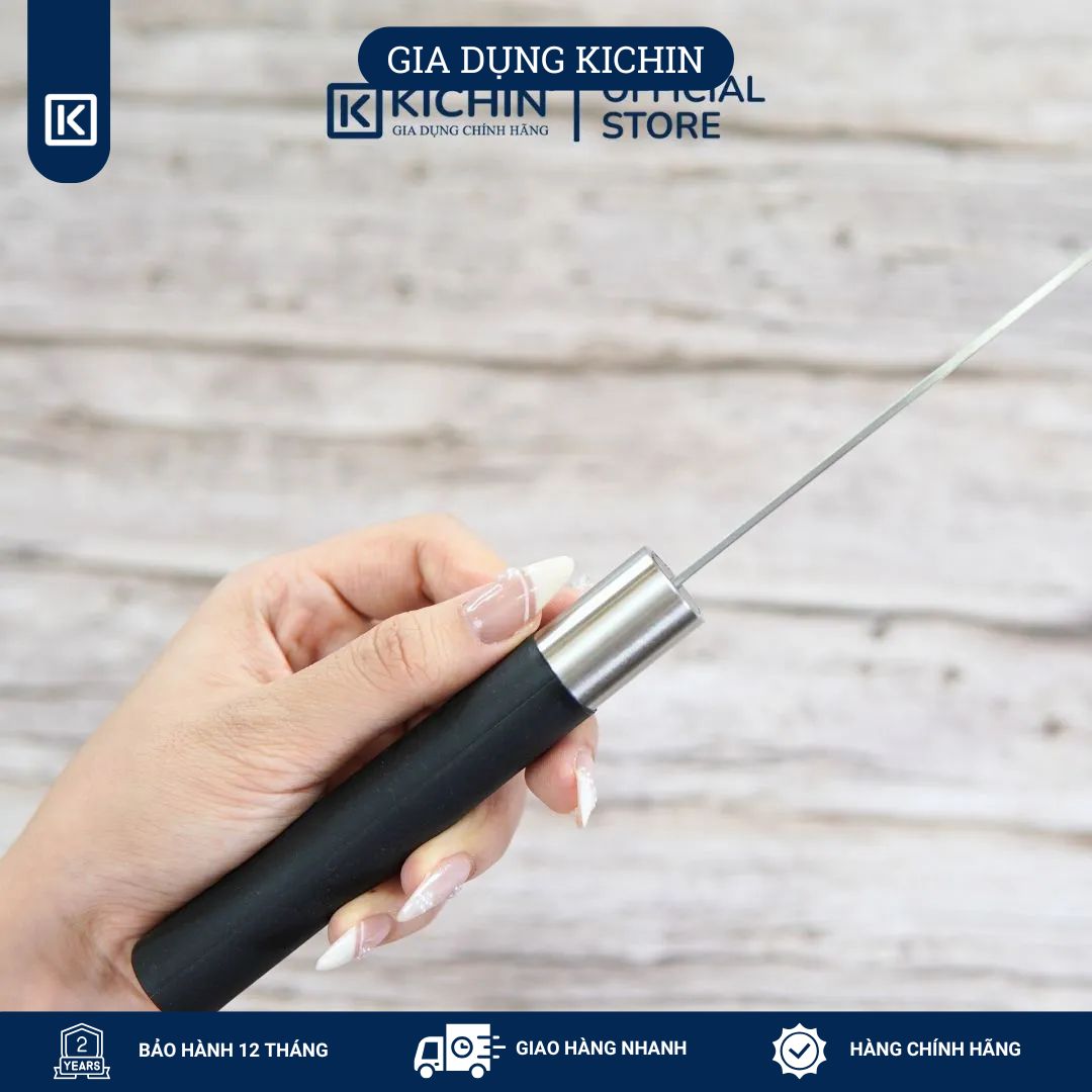 Dao thái thịt cá Nhật Bản cao cấp KAI Wasabi Black Chef - 6720C (200mm)