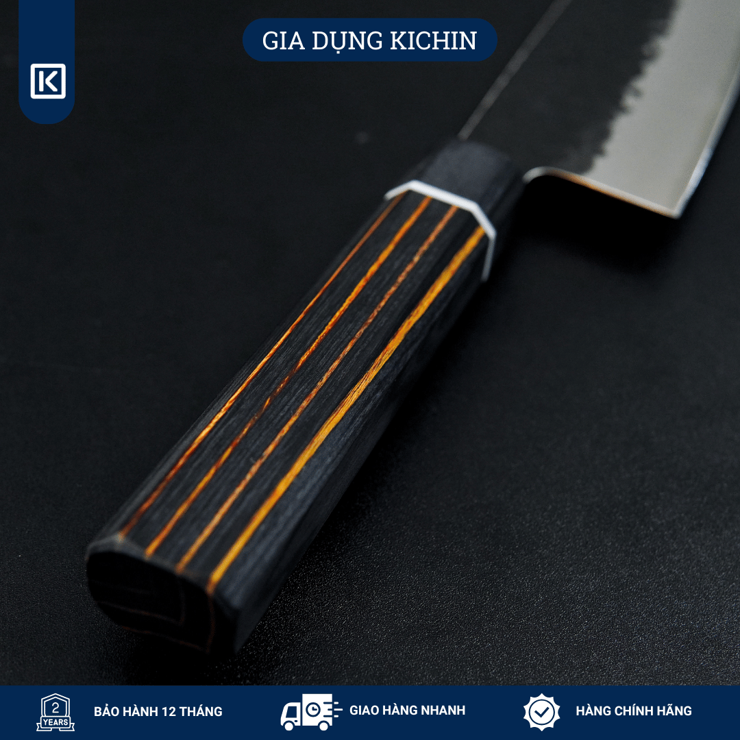 Dao Bếp Đa Năng Senzo Finest Nhật Bản Thép SPG STRIX Gyuto 210mm