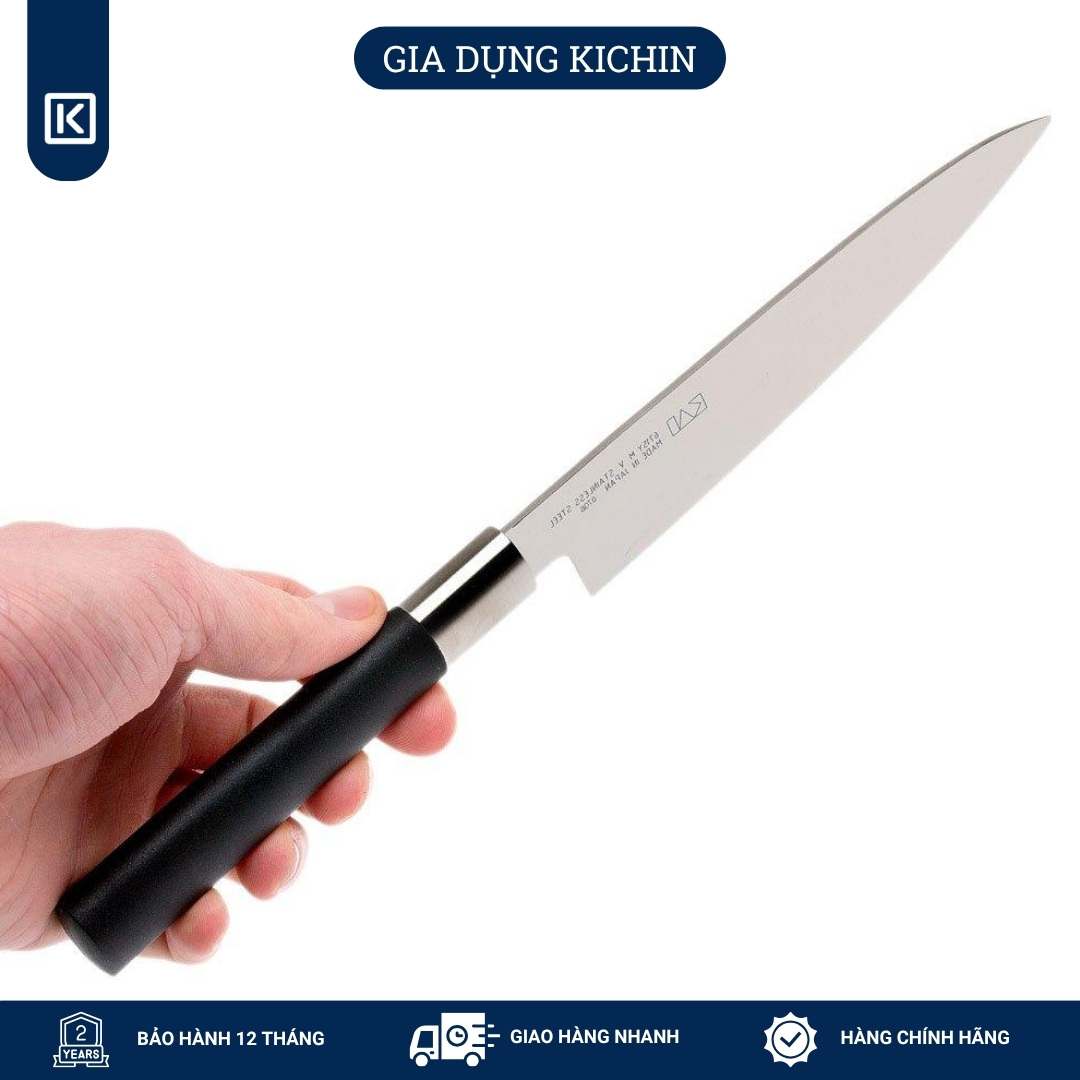 Dao thái Sashimi Nhật Bản cao cấp KAI Wasabi Black Yanagiba - 6715Y (155mm)