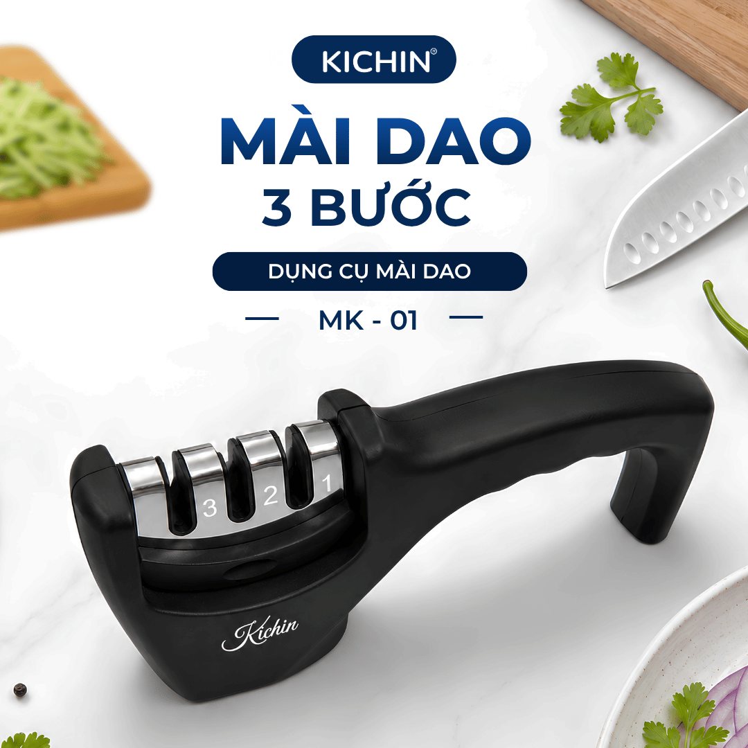 Dụng cụ mài dao 3 bước thương hiệu KICHIN MK-01