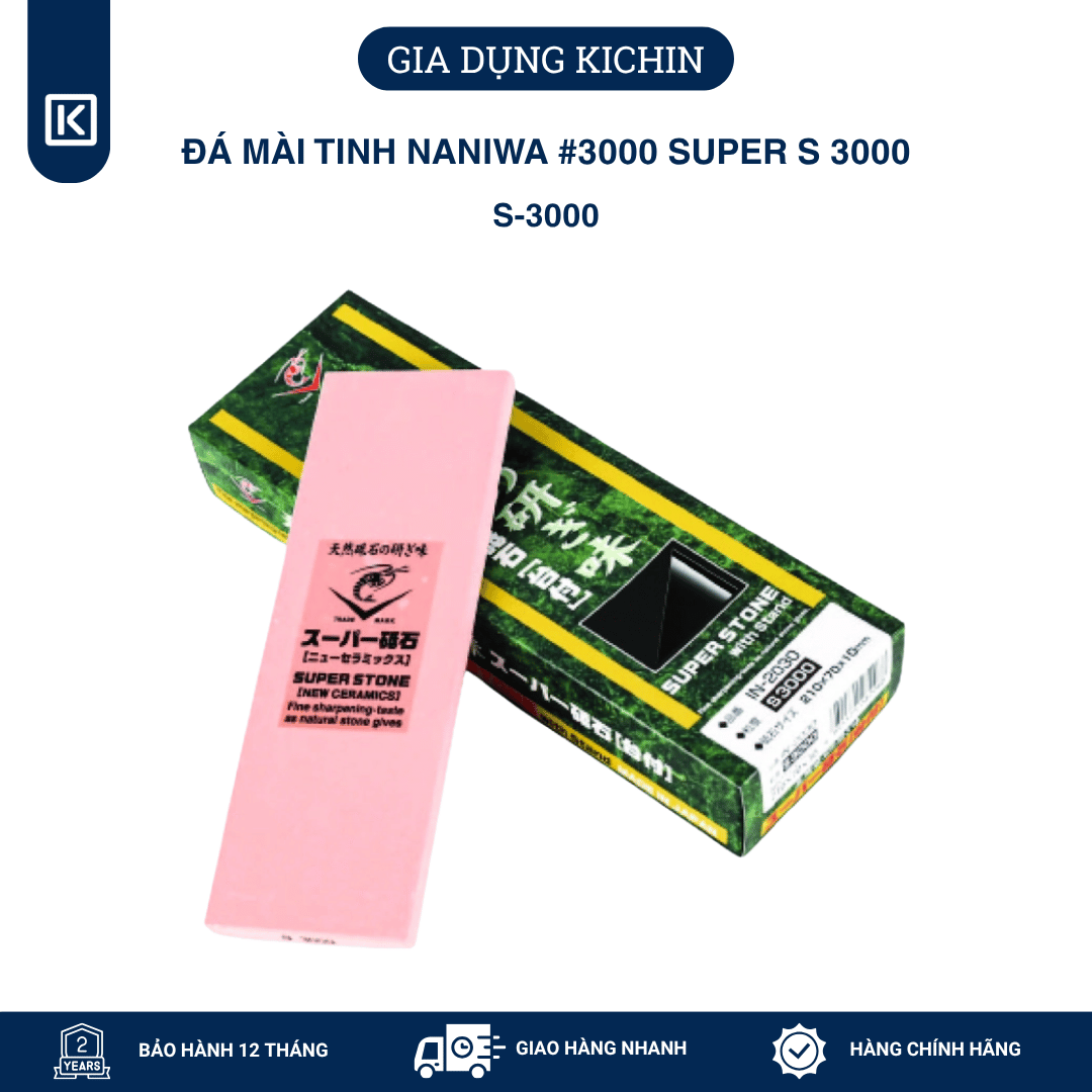 Đá mài tinh Naniwa Nhật Bản #3000 SUPER S 3000 (210x70x10)
