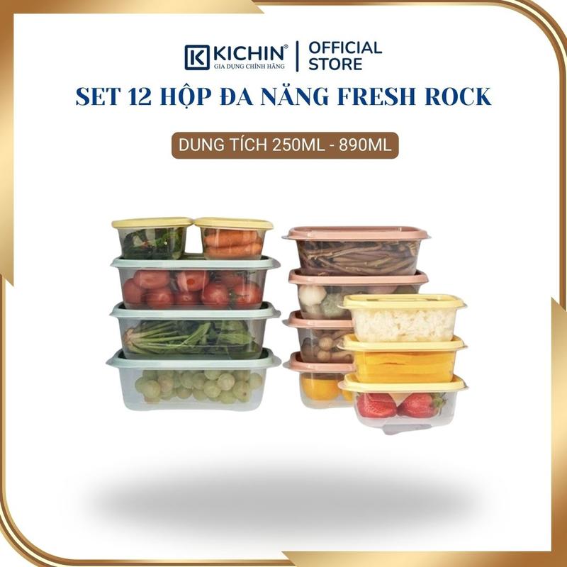 SET 12 hộp đa năng Fresh Rock
