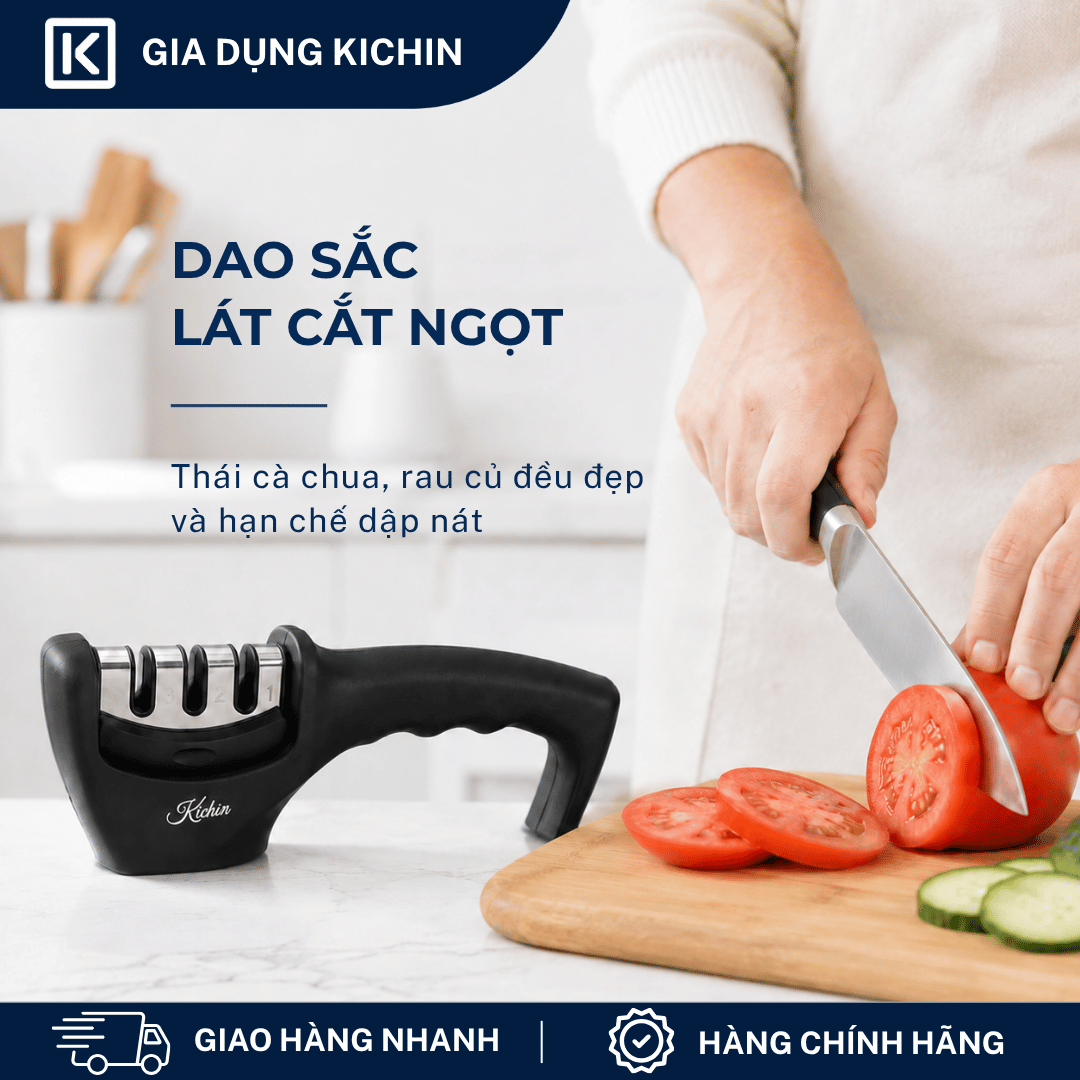 Dụng cụ mài dao 3 bước thương hiệu KICHIN MK-01