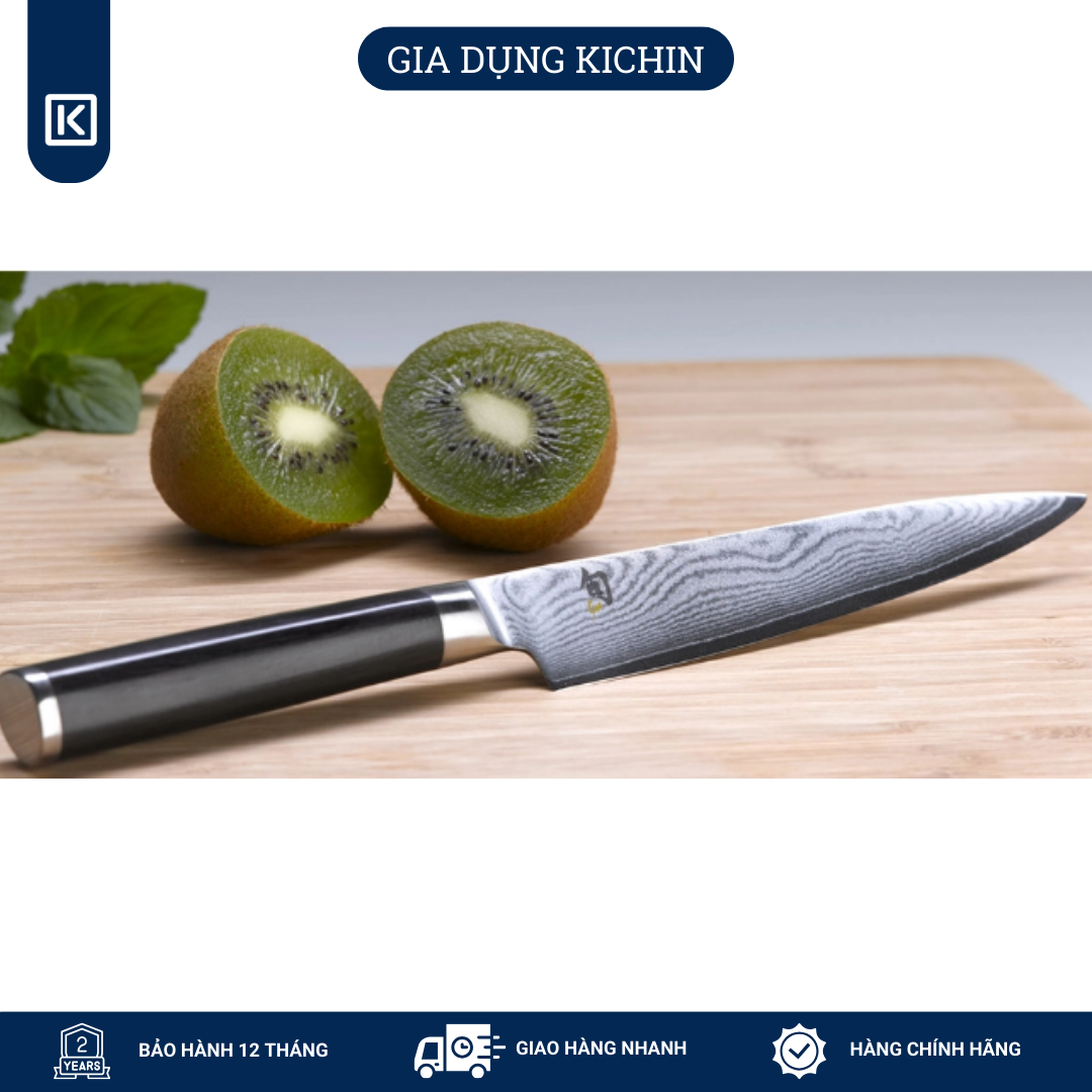 Bộ 2 dao bếp Nhật cao cấp KAI Shun Classic Chef và Ultility Bộ dao thái, đa năng DMS-220