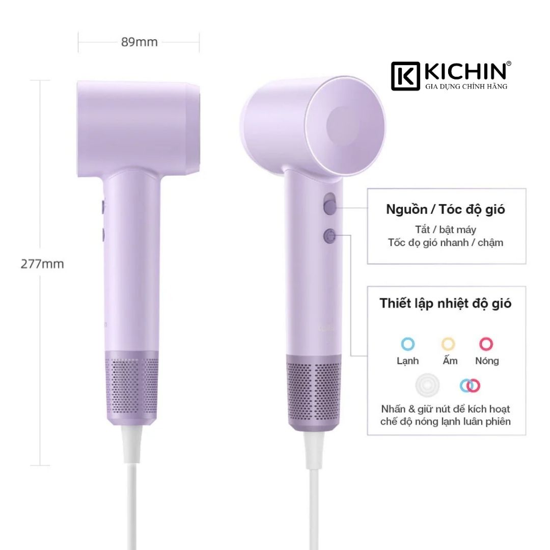 Máy sấy tóc ion âm tốc độ cao Laifen - phiên bản SE