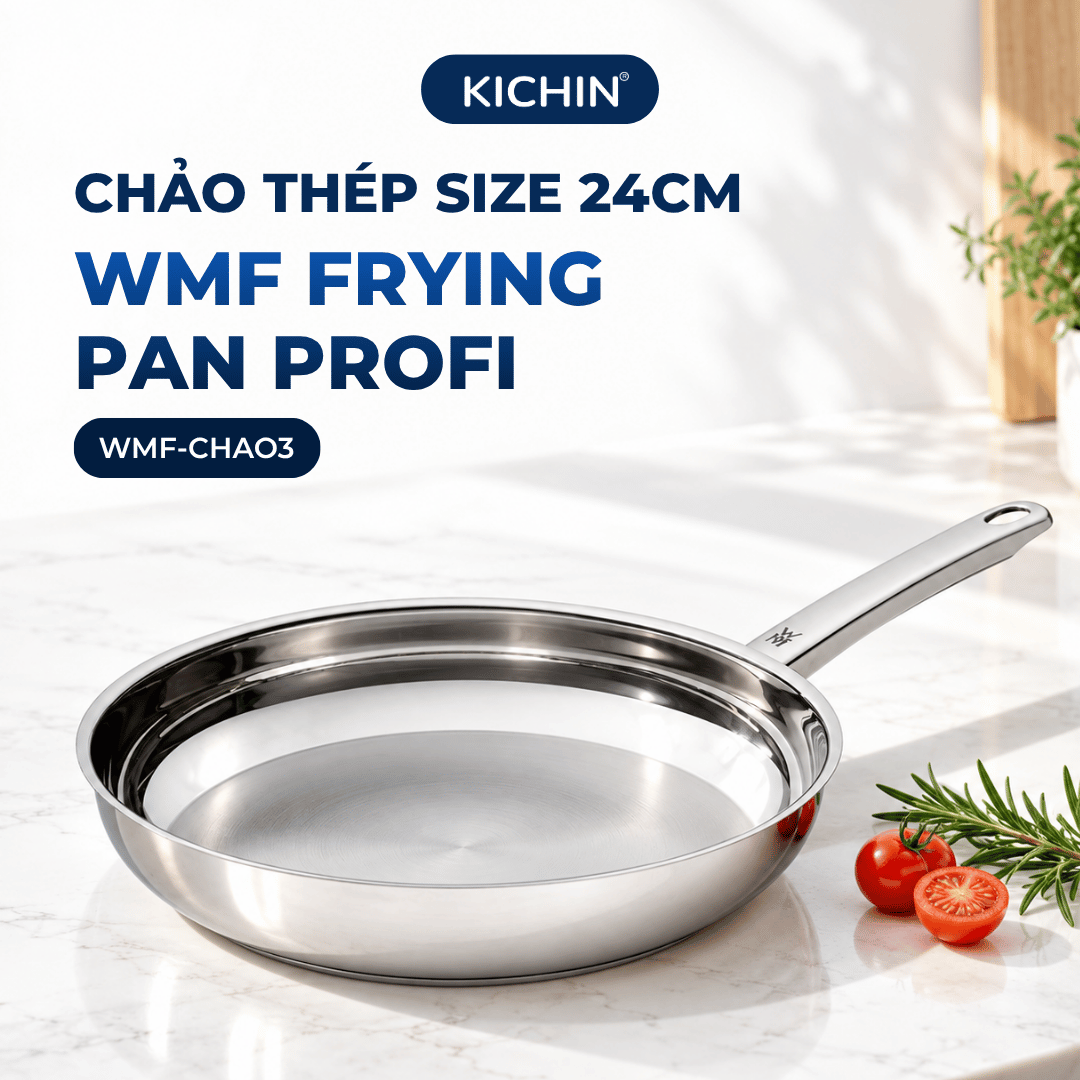 Chảo Thép WMF Frying Pan Profi Cao Cấp 24cm