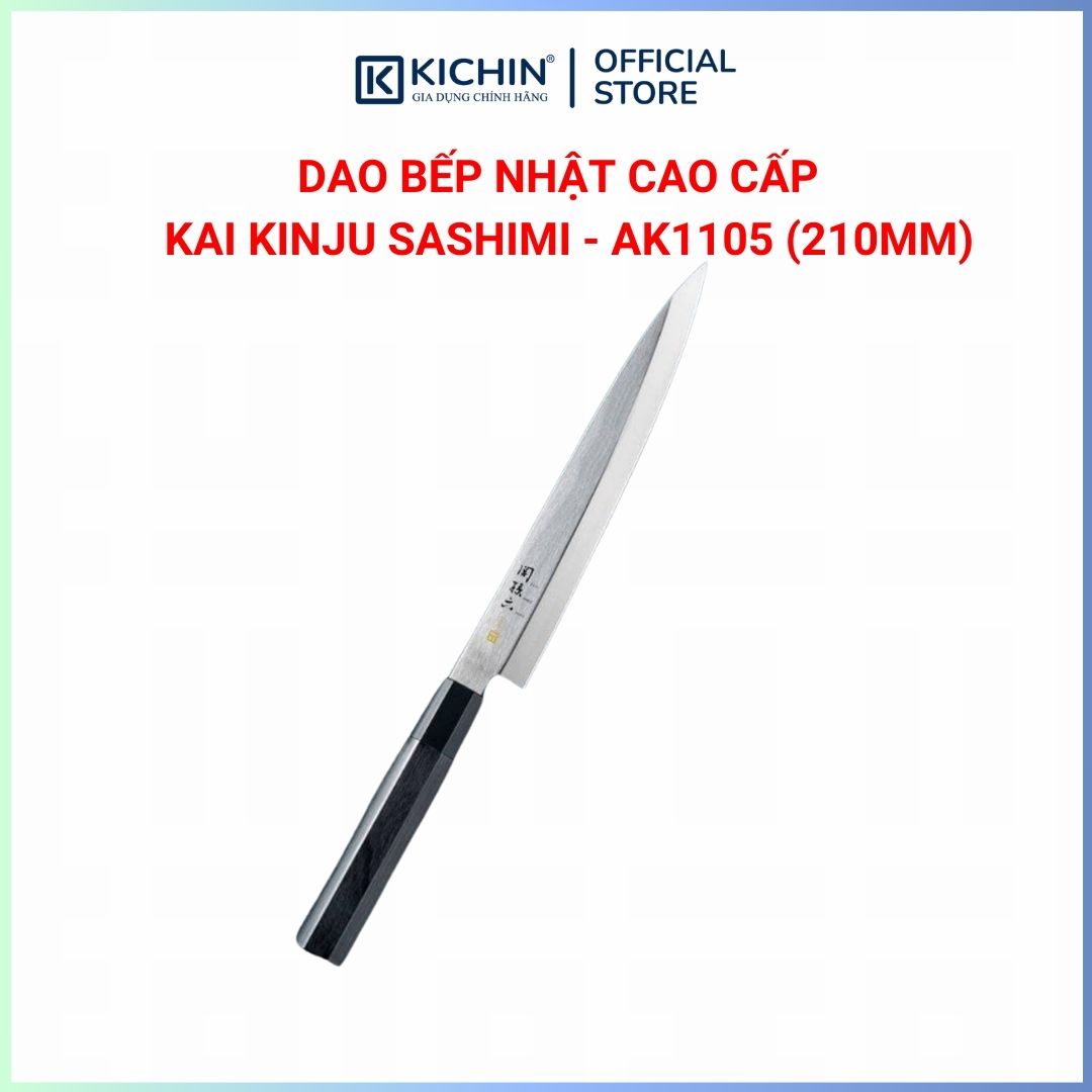 Dao bếp Nhật cao cấp KAI Kinju Sashimi - Dao thái Sashimi AK1105 (210mm)