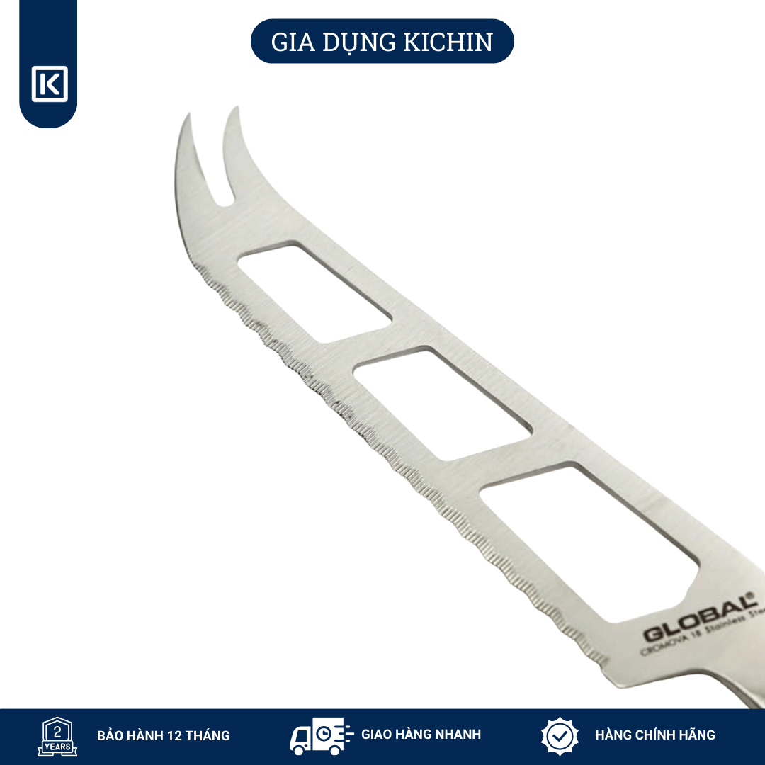 Dao bếp Nhật cao cấp Global GS10 Cheese Knife - Dao cắt phô mai (140mm)