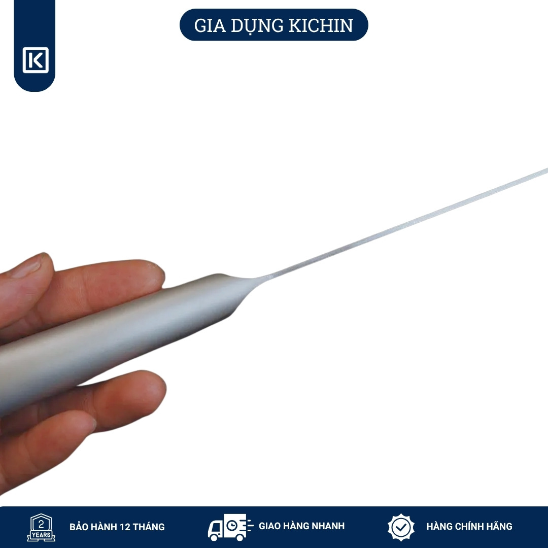 Dao thái đa năng Nhật cao cấp KAI Seki ManJu cán kim loại Small Santoku - 041BE0402 (145mm)