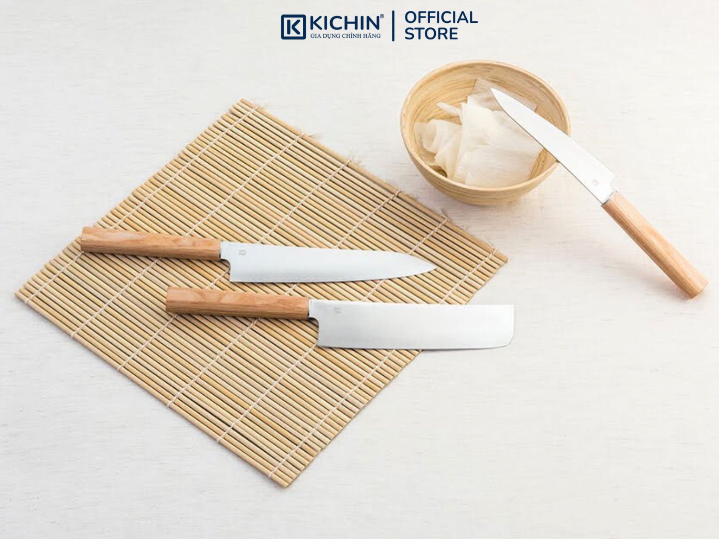 Dao Nhật Thủ Công Cao Cấp Shizu Yuri Santoku 180mm