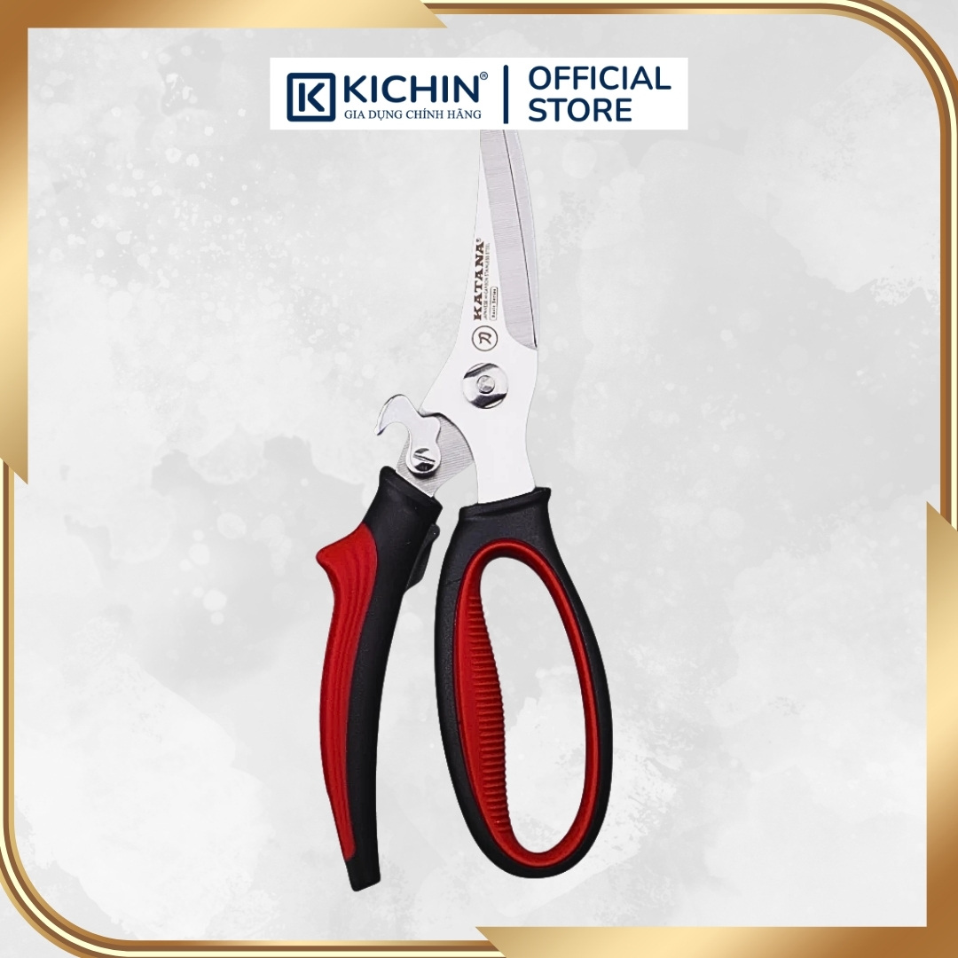 Kéo cắt gà thương hiệu KATANA lưỡi cong có trợ lực - KK102 (230mm)