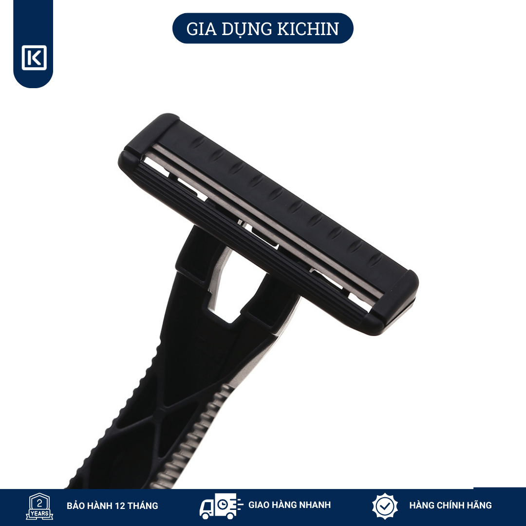 Dao cạo râu cao cấp Nhật LUF-20P bộ 20 chiếc (màu đen)