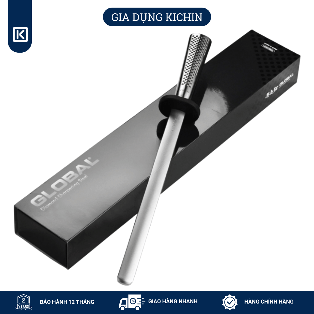 Dụng cụ liếc dao Global G38 Diamond Sharpening Steel (260mm)