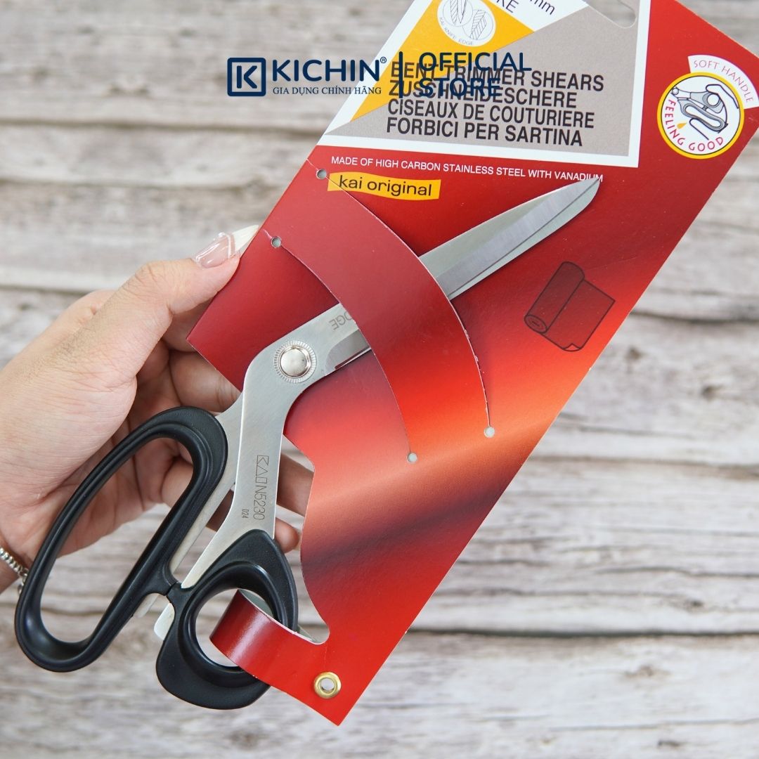 Kéo cắt gà, kéo cắt vải cao cấp thương hiệu KAI - Size nhỏ N5230 (230mm)