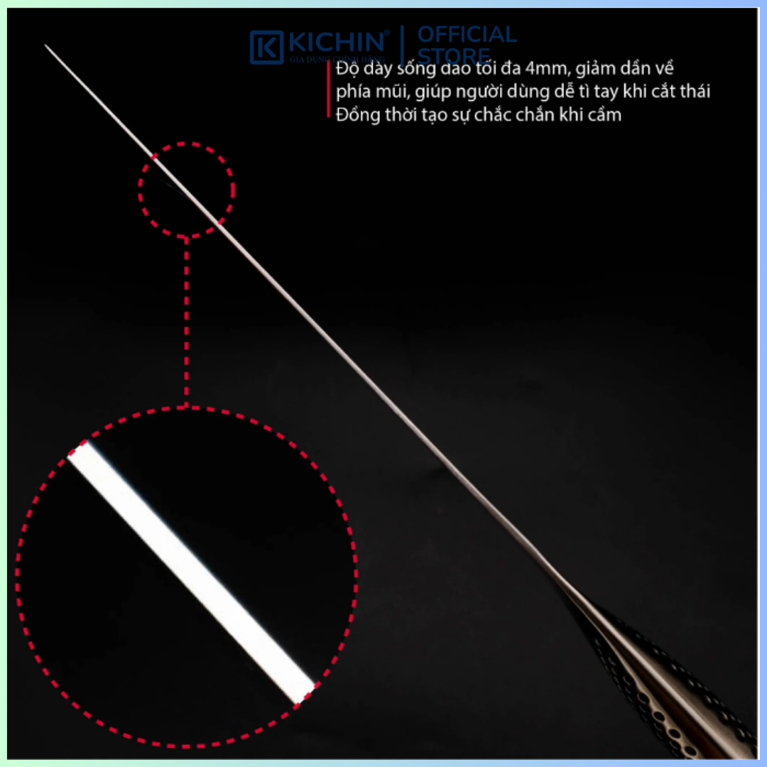 Dao bếp Nhật cao cấp Global G16 Chef - Dao thái thịt cá (240mm)