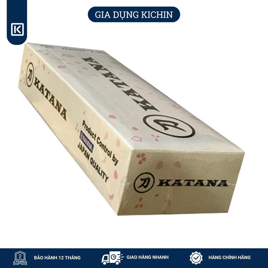 Đá mài dao Naniwa thương hiệu KATANA độ mịn trung #1000 (185x65x15mm) - NKP-1000C đế kèm hộp đựng bảo quản
