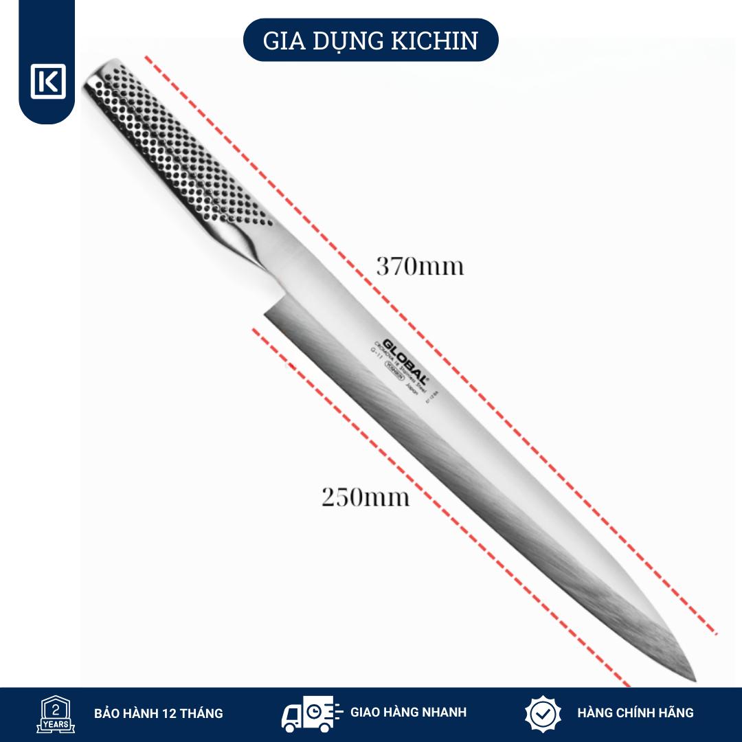 Dao bếp Nhật cao cấp Global G11R Sashimi - Dao Sashimi tay phải (250mm)
