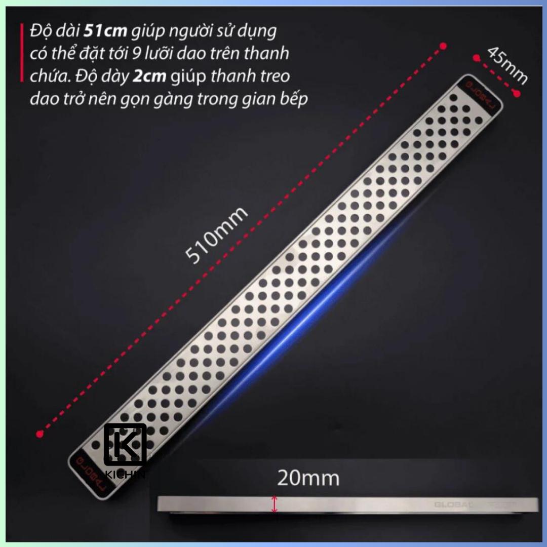 Thanh nam châm treo dao cao cấp Global G42/51 (510x45mm)