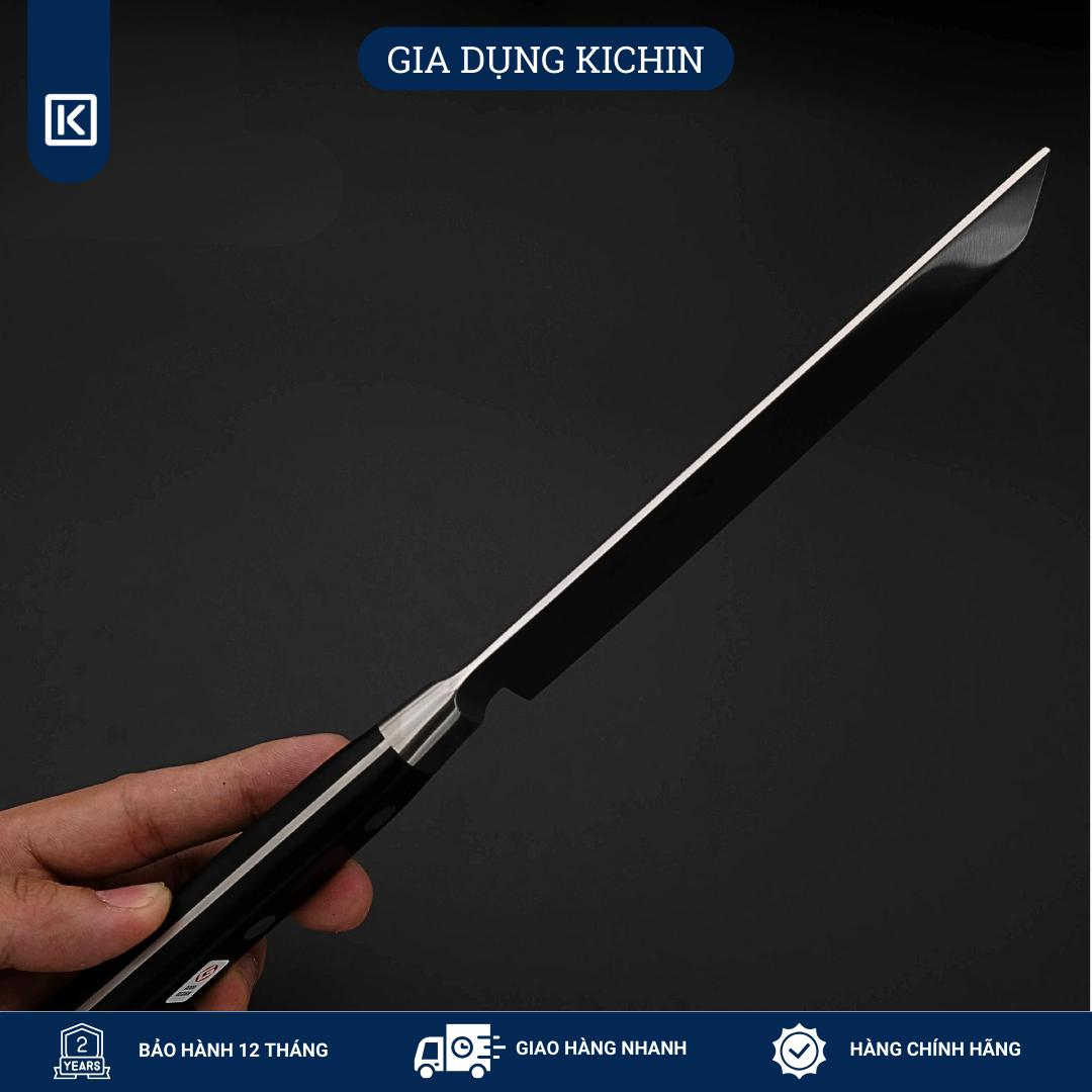 Dao bếp Nhật cao cấp TOJIRO DP Cobalt 3 lớp Nakiri F502 (165mm)