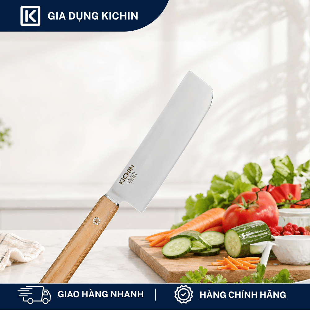 [COMBO TRỌN VẸN] Bộ 2 dao KICHIN Origin + Kéo cắt đa năng KICHIN + 2 nạo vỏ và nạo sợi KICHIN + Mài dao KICHIN MK01