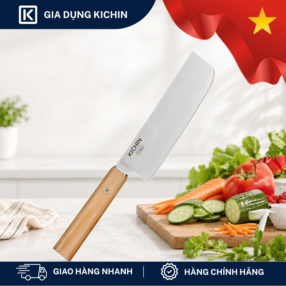 [COMBO ĐỘC LẬP] Bộ 2 dao Kichin Origin + Mài dao Kichin MK01