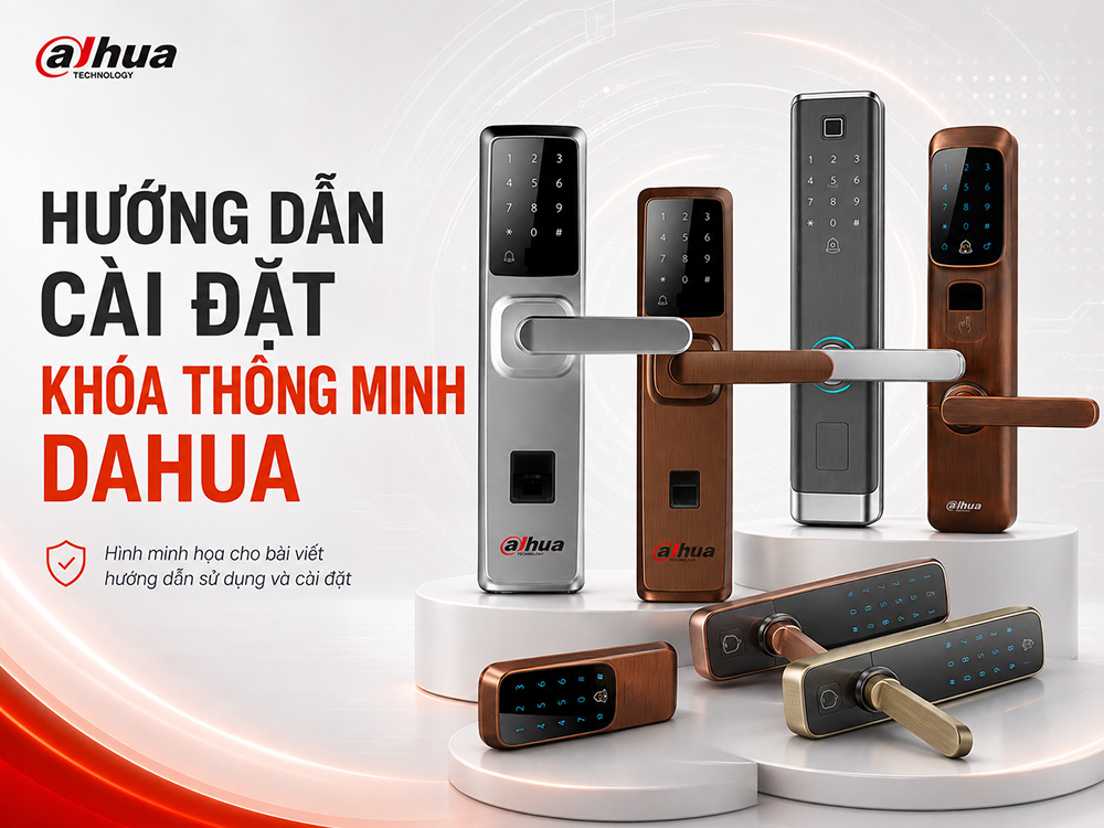 Hướng dẫn cài đặt Khóa cửa điện tử DAHUA