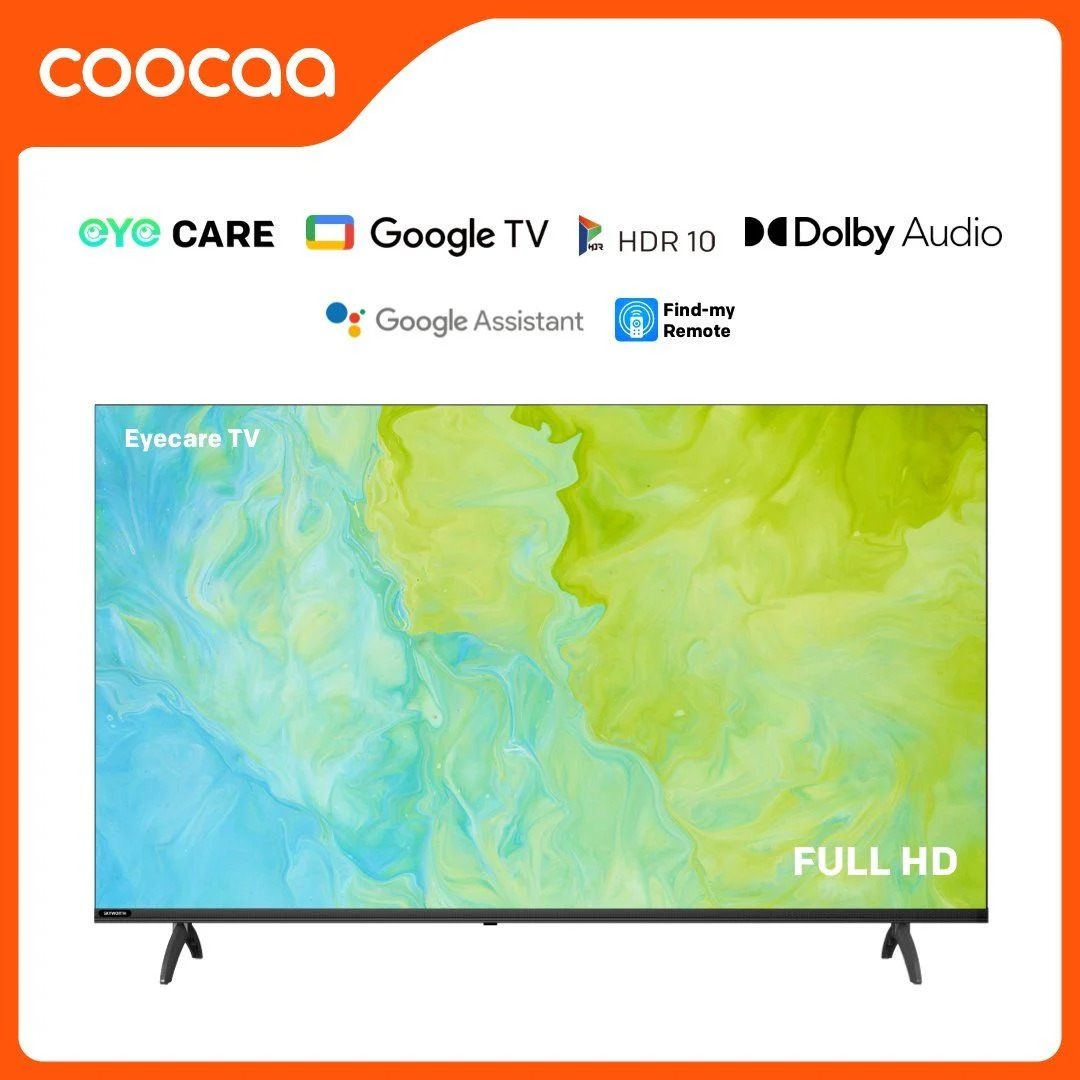 Android Google Tivi Coocaa 43 inch Full HD 43Z72 điều khiển giọng nói