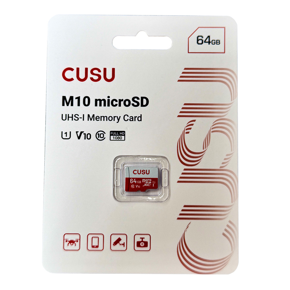 Cusu Thẻ nhớ CUSU U1 V10 MicroSD 64Gb M1064GB chính Hãng