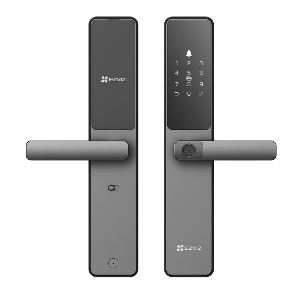 Khóa cửa điện tử EZVIZ DL05 (APP, Vân tay, mật mã, thẻ từ, chìa cơ)