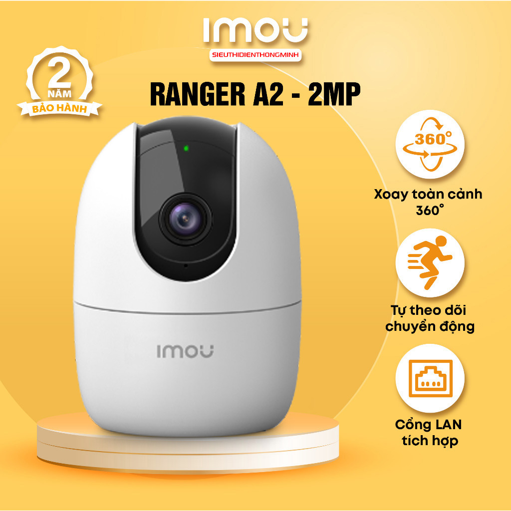 Camera IMOU IPC-A22EP (Wifi quay quét 2MP)