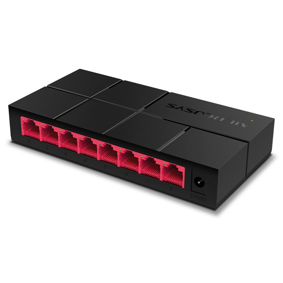 Switch chia mạng Mercusys MS108G (8 cổng Gigabit)