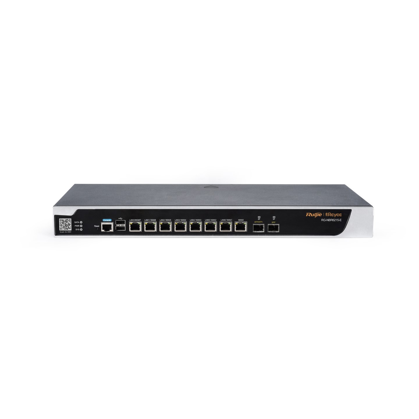 Modem Router Ruijie cân bằng tải RG-NBR6215-E (2.5Gbps, 2 SFP 2.5GE, 1500 user)