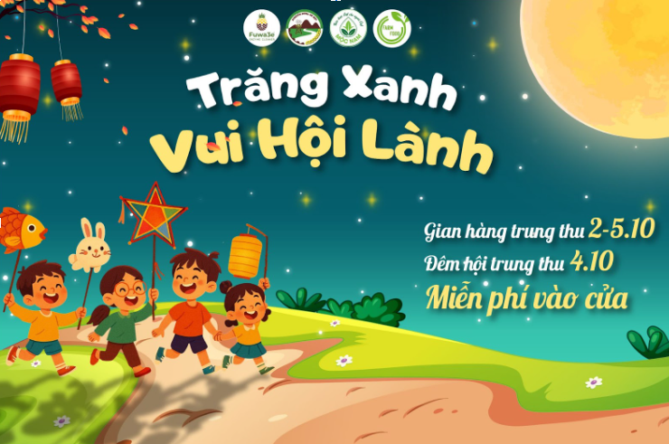 “TRĂNG XANH – VUI HỘI LÀNH” - Nhập hội Trung Thu lớn nhất năm cùng Mộc Nam