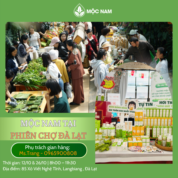 MỘC NAM GÓP MẶT TẠI PHIÊN CHỢ THU ĐÀ LẠT