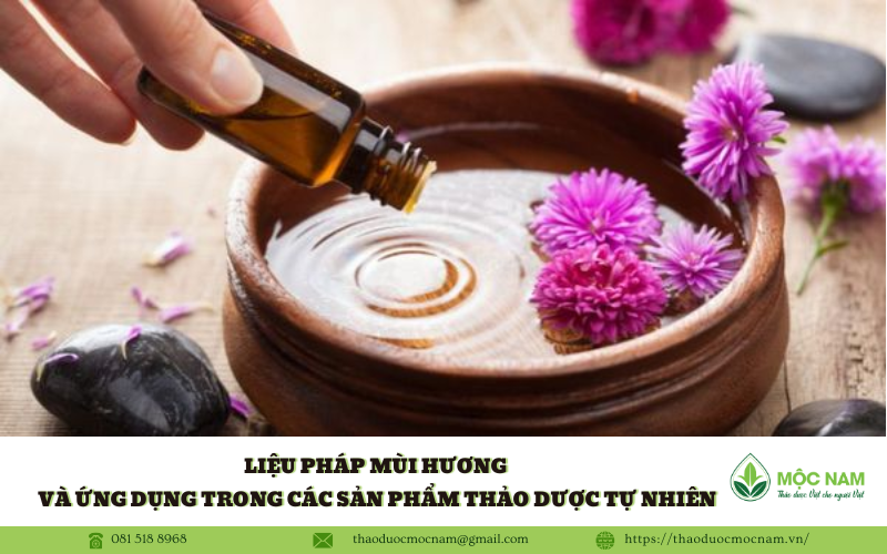 Liệu pháp mùi hương và ứng dụng trong các sản phẩm thảo dược tự nhiên