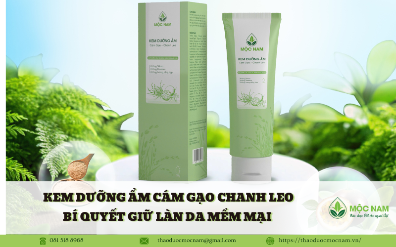 Kem dưỡng ẩm cám gạo chanh leo: Bí quyết giữ làn da mềm mại và tràn đầy sức sống
