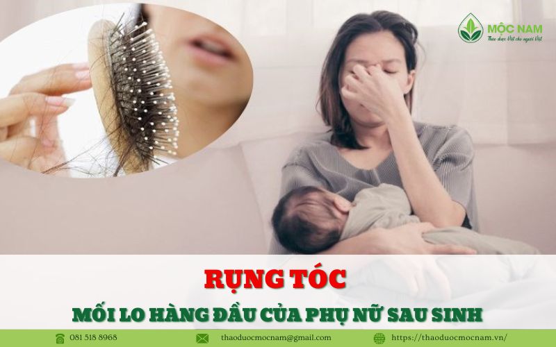 Rụng tóc sau sinh - nguyên nhân, cách khắc phục
