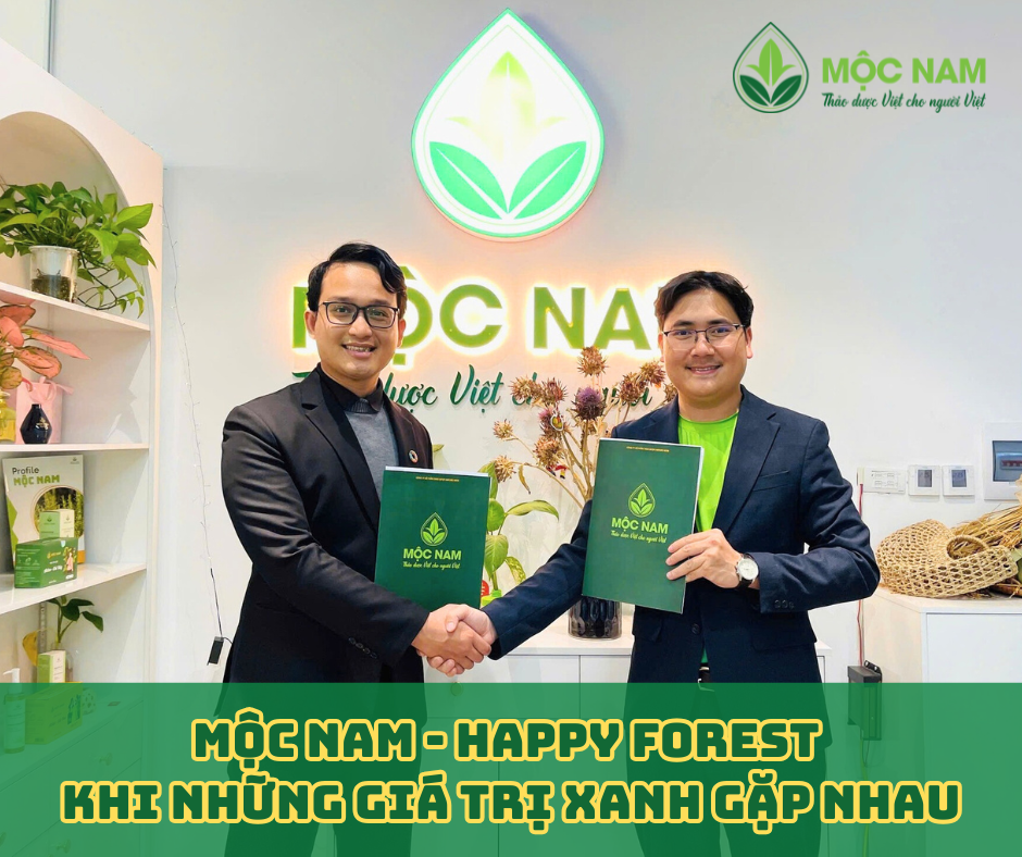 Mộc Nam chính thức ký kết hợp tác cùng Doanh nghiệp xã hội Happy Forest