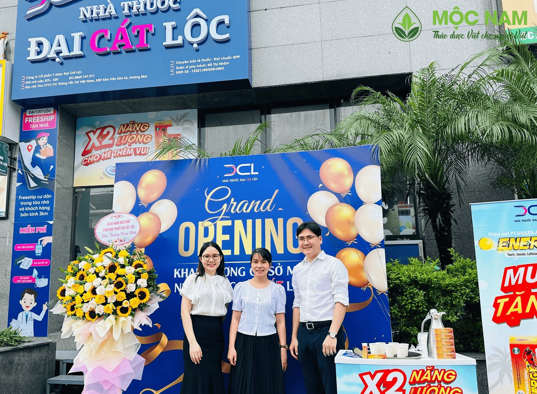 Khẳng định chất lượng - Mộc Nam liên tục hợp tác với nhiều nhà thuốc lớn.