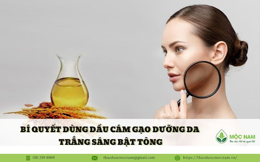 Bí quyết dùng dầu cám gạo dưỡng da trắng sáng bật tông