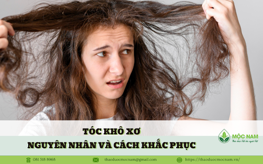 Tóc khô xơ: Nguyên nhân và cách khắc phục