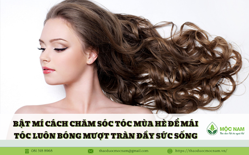 Bật mí cách chăm sóc tóc mùa hè để mái tóc luôn bóng mượt tràn đầy sức sống