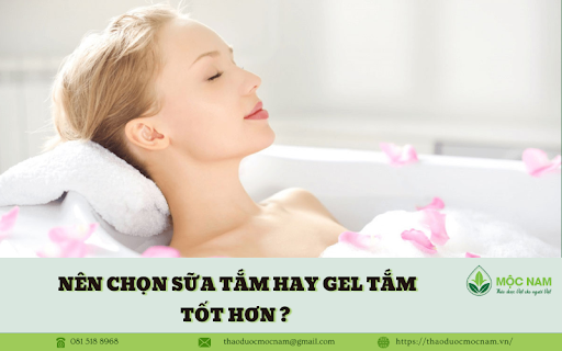 Xu thế sử dụng Gel tắm thay vì sữa tắm?
