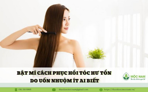 Bật mí cách phục hồi tóc hư tổn do uốn nhuộm ít ai biết