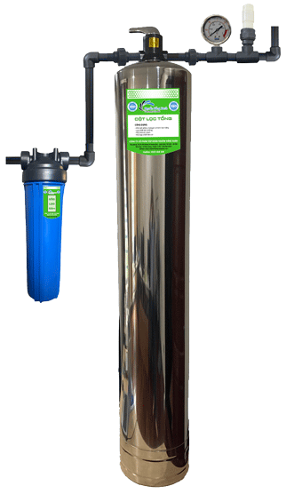 Hệ thống lọc tổng sinh hoạt 1 cột Inox NSX-MI1-1.2