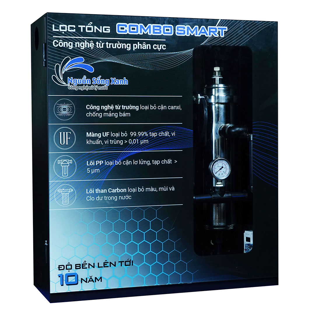 Bộ Lọc Nước Đầu Nguồn Dành Cho Sinh Hoạt Combo Smart 2 - Pro